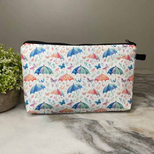 Pouch - Umbrellas & Butterflies