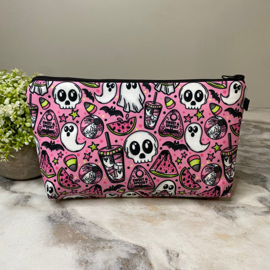 Pouch - Halloween - Watermelon Ghosts