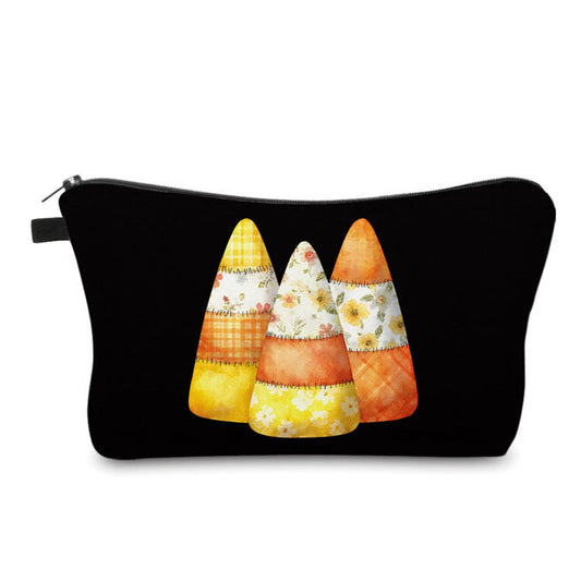 Pouch - Halloween Fall - Quilted Candy Corn