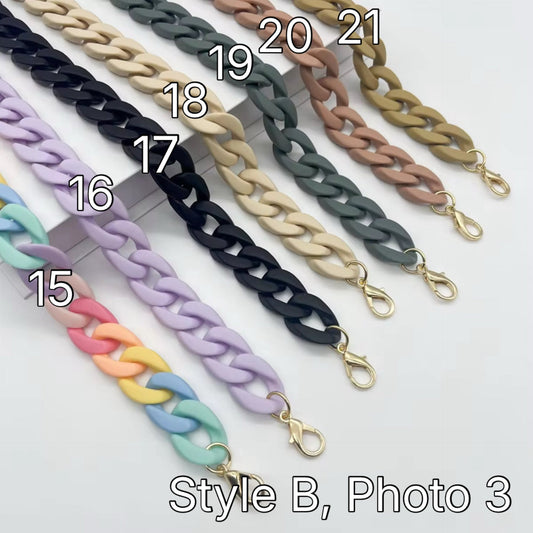 Bag Chain Link Strap Decoration - Style B, Photo 3 - PREORDER 9/5-9/8