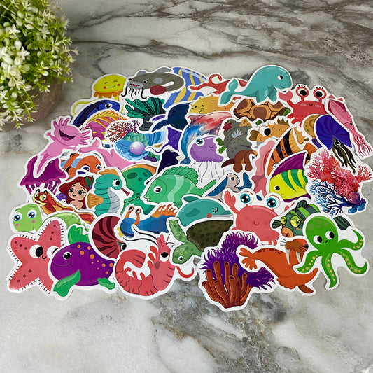 Stickers - Cartoon Under The Sea