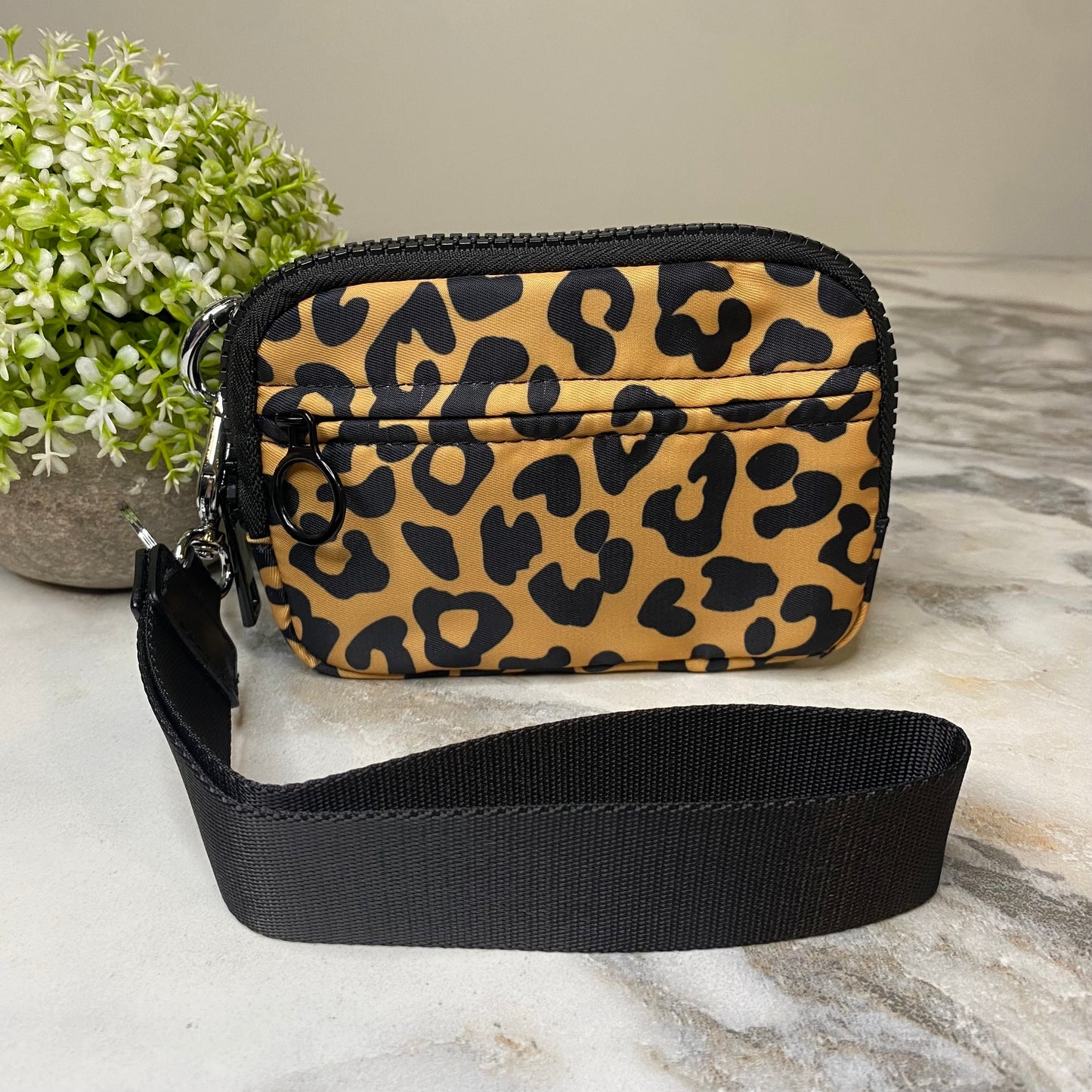 Rue - Nylon Wristlet Wallet - Animal Print